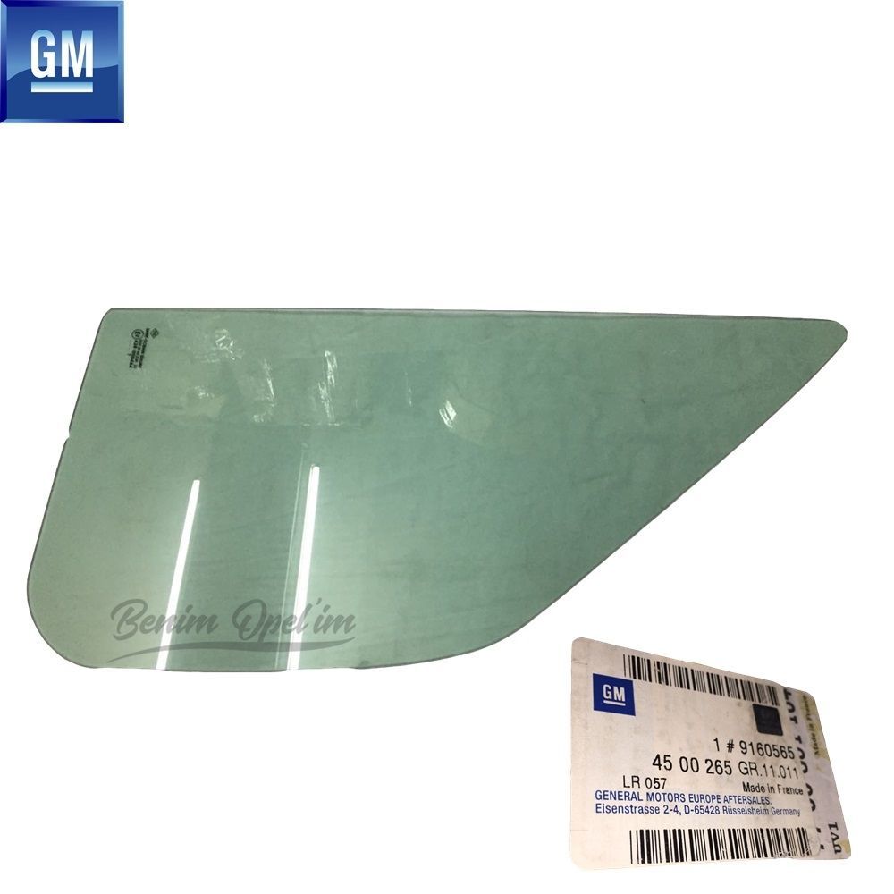 Product Code : 4500265 - Opel Movano A, Renault Master Right Front Fixed Corner Glass GM Genuine 4500265 - 9160565