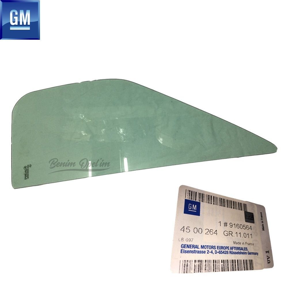 Product Code : 4500264 - Opel Movano A, Renault Master Left Front Fixed Corner Glass GM Original 4500264 - 9160564