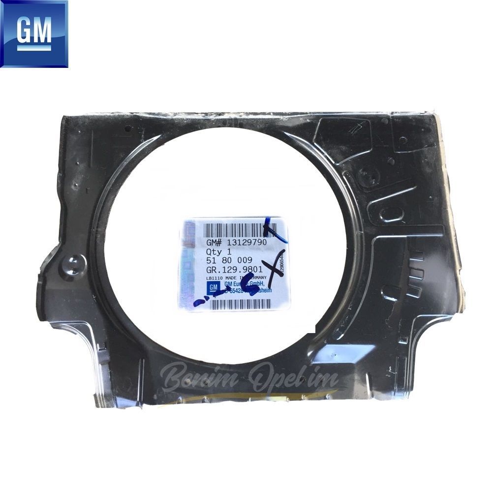 Opel Astra H HB Rear Spare Tyre Spare Tyre Spare Wheel Perimeter Sheet Panel GM Genuine 5180009 - 13129790 - 13129790