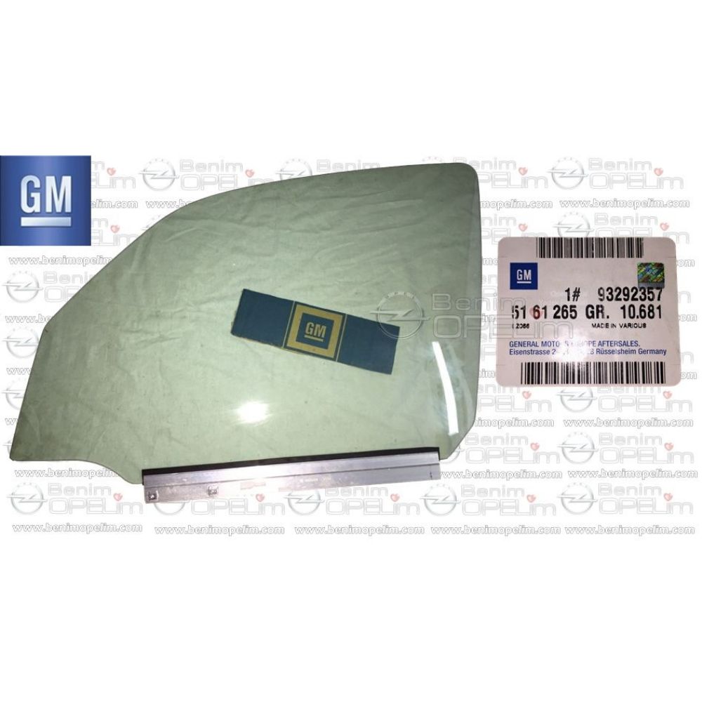 Product Code : 5161265 - Opel Meriva A Left Front Door Glass GM Original 5161265 - 5161323