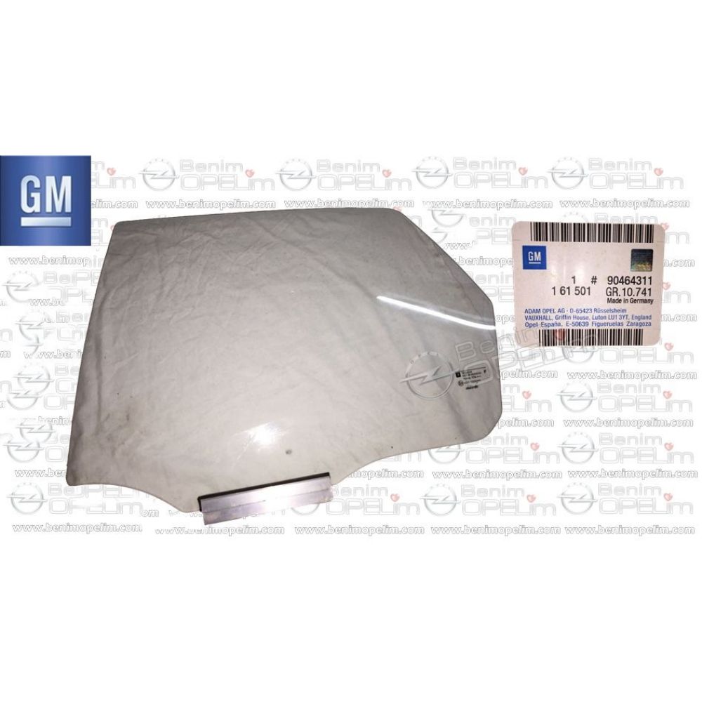 Product Code : 161501 - Opel Vectra B Left Rear Door Glass White GM Genuine 161501 - 90469311