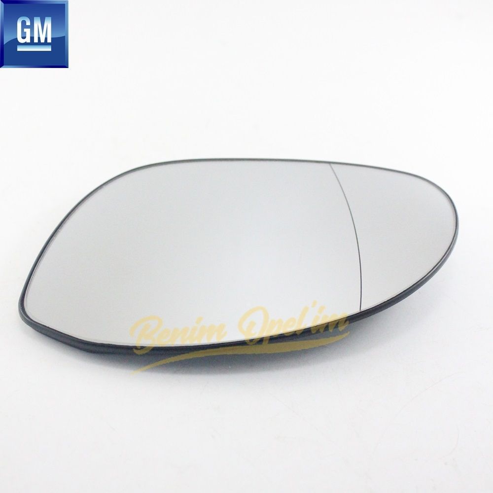 Opel Vectra B Left Outside Rear View Mirror Glass GM Original 1428120 - 9134831