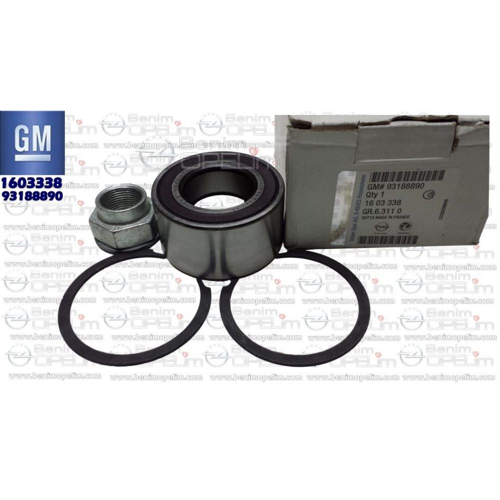 Product Code : 1603338 - Opel Corsa D Thick Front Wheel Bearing 1.0/1.2/1.3/1.4/1.4/1.6/1.7 GM Original 1603338 - 93188890