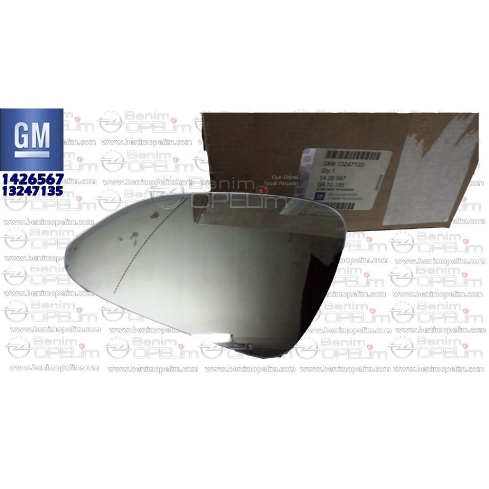 Product Code : 1426567 - Opel Insignia Folding Electric Right Outside Rear View Mirror GM Genuine 1426567 - 13247135