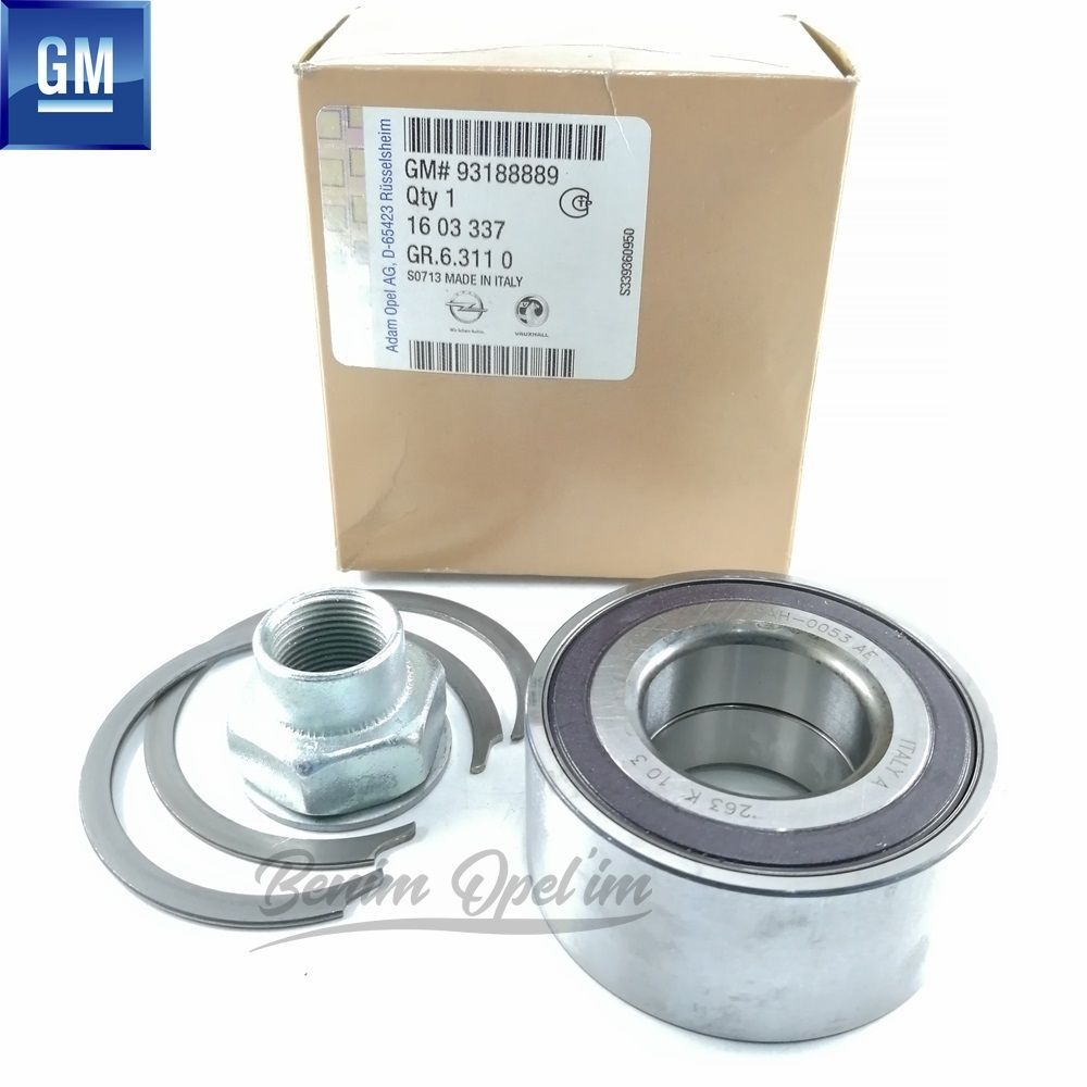 Product Code : 1603337 - Opel Adam, Corsa D, Corsa E Thin Front Wheel Bearing 33mm 1.0/1.2/1.4 GM Genuine 1603337 - 93188889