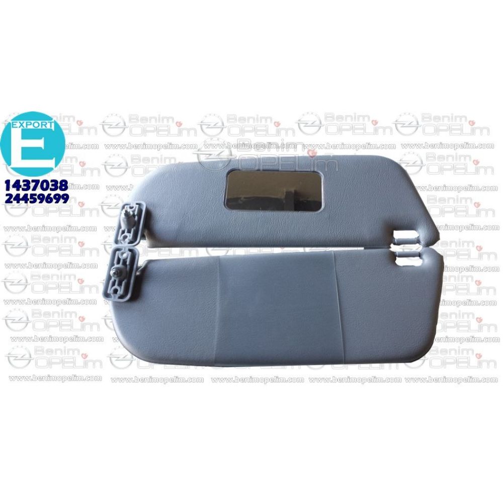 Product Code : 1437038E - Opel Corsa C Sun Visor Set Grey Corsa, C 1st Class Quality 1437038