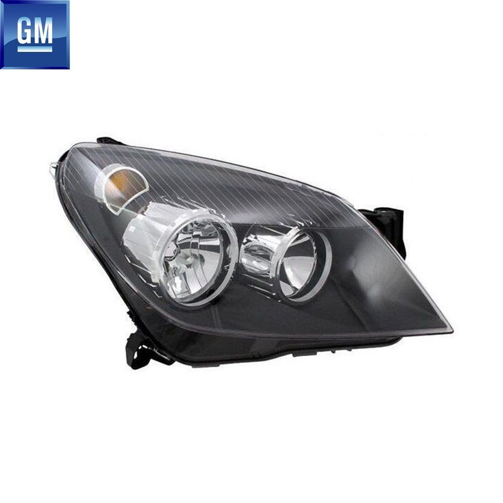 Product Code : 1216560 - Opel Astra H Astra H Lenticular Right Front Headlamp Smoked (Interior Black) GM Original 1216560 - 93178634