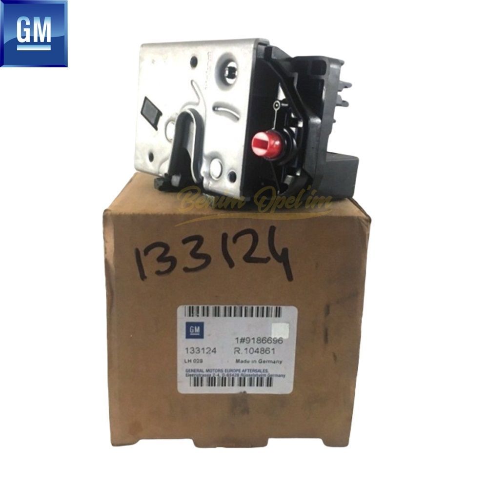 Opel Combo C Complete Right Sliding Door Lock (Cw) GM Original 133124 - 9186696