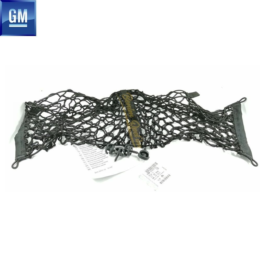 Product Code : 1732836 - Opel Astra H Rear Seat Back Luggage Net Black GM Original 1732836 - 9163121