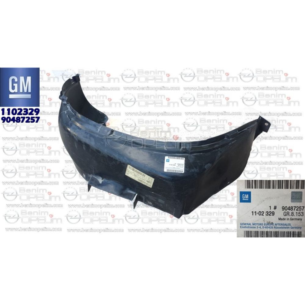 Product Code : 90487257 - Opel Vectra A Front Fender Hood Right GM Original 90487257 - 1102329