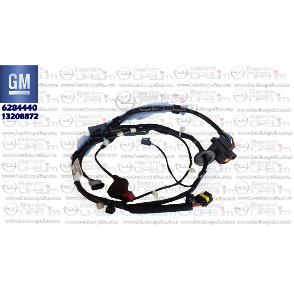 Opel Astra H Front Door Wiring Harness GM Genuine 6284440 - 13208872