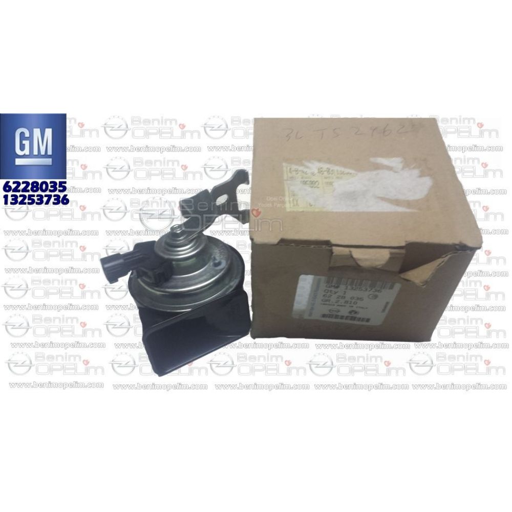 Opel Signum, Vectra C Right Horn 400Hz GM Genuine 6228035 - 13253736