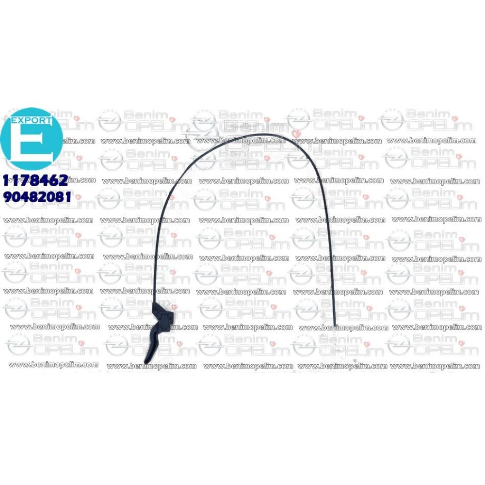 Product Code : 1178462G - Bonnet Opening Wire Opel Corsa B, Combo B, Tigra B Imported Best Quality 1178462