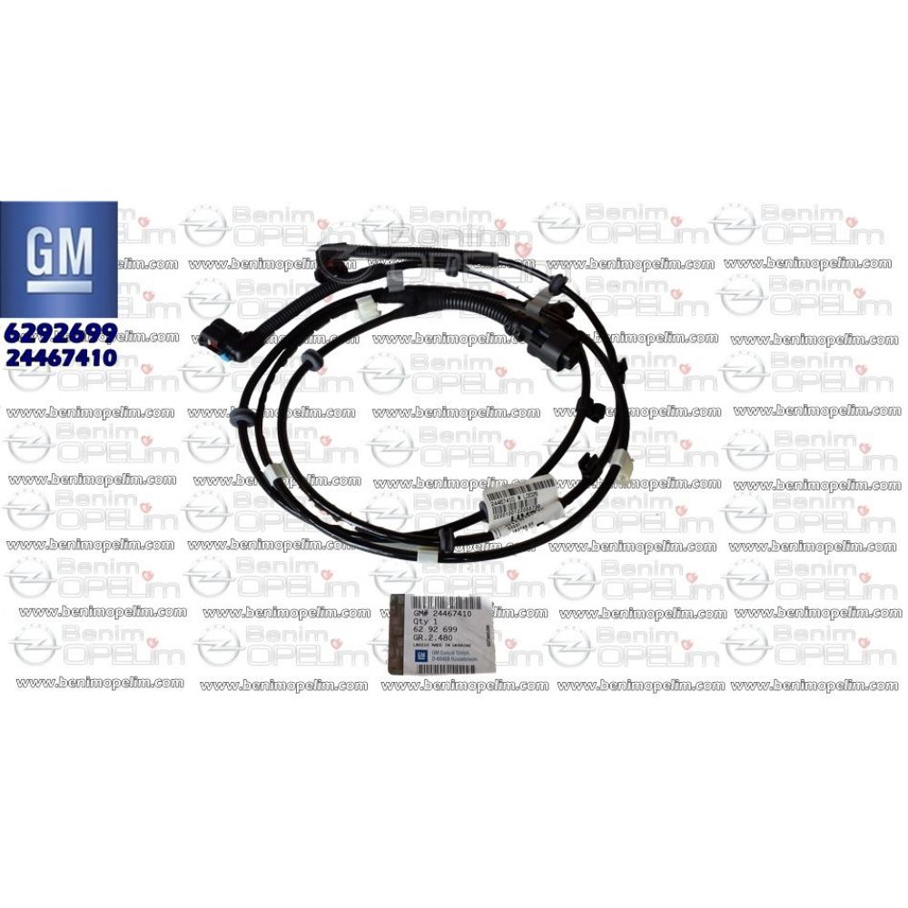 Opel Astra H Rear Abs Cable Ast, H GM Genuine 6292699 - 24467410