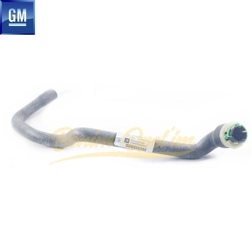 Opel Astra G, Zafira A Heater Return Hose GM Genuine 6818477 - 9129553