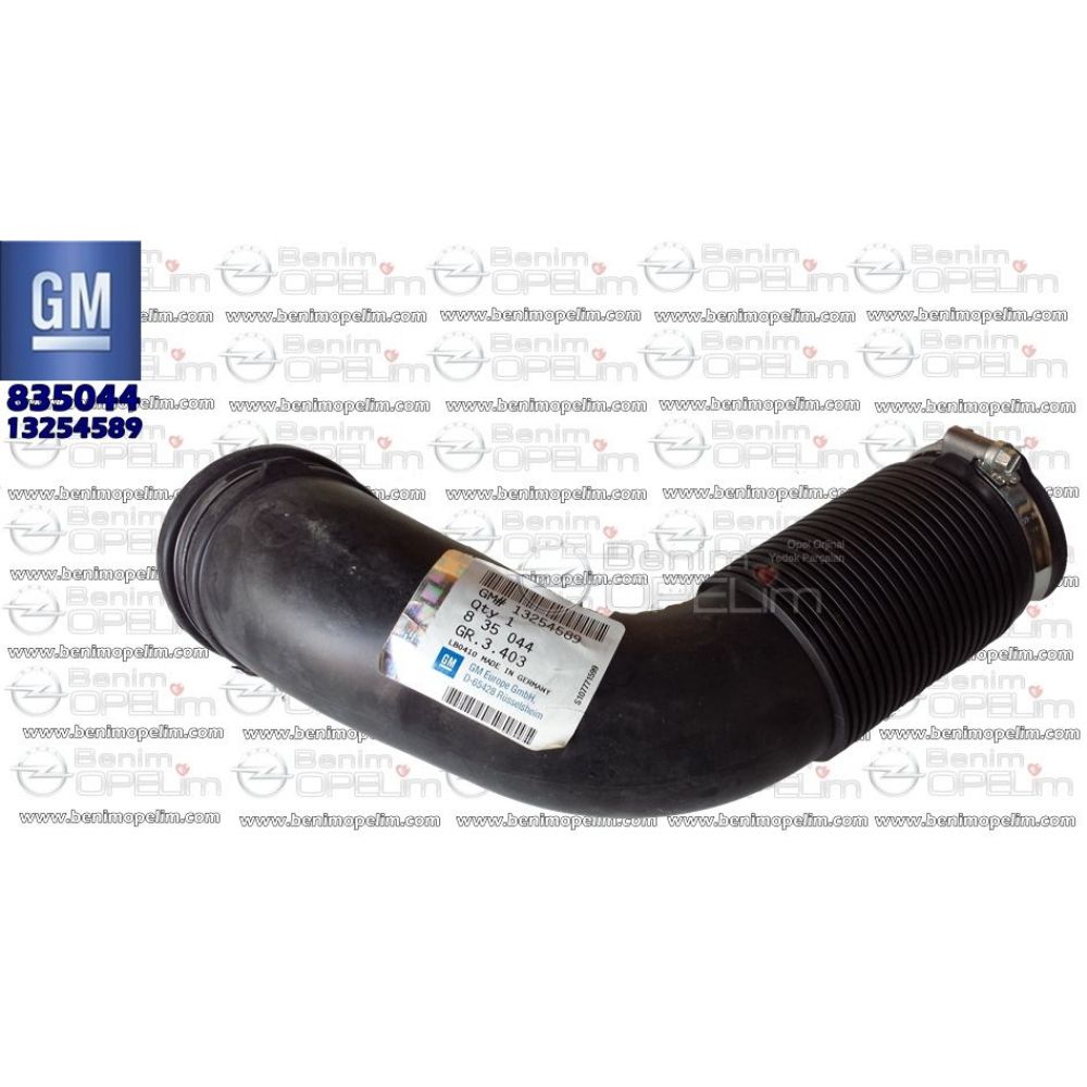 Opel Astra J Air Filter Hose A16XER GM Genuine 835044 - 13254589