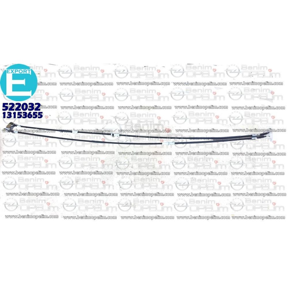 Product Code : 522032G - Opel Astra G, Zafira A Hand Brake Cable Disc Imported Best Quality 522032