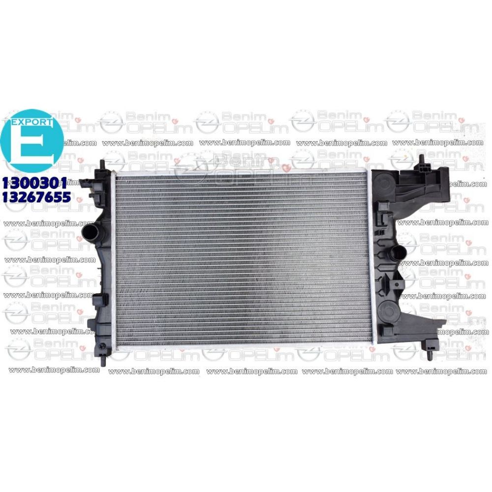 Product Code : 1300301B - Opel Astra J, Chevrolet Aveo Water Radiator A13DTE Brezing 1st Class Quality 1300301