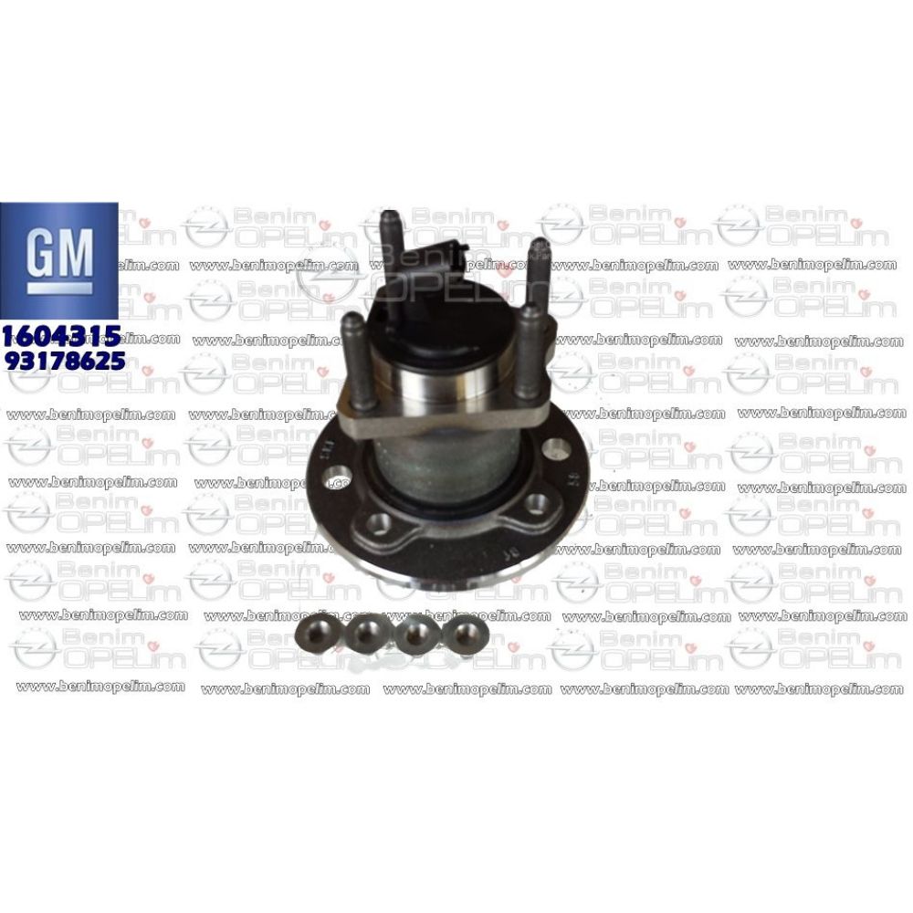 Product Code : 1604315 - Opel Astra H Porya Rear 4 Nut Ast, H GM Genuine 1604315 - 93178625