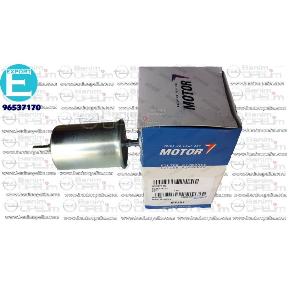 Product Code : 96537170E - Chevrolet Aveo, Kalos Petrol Filter Kalos, Aveo 1st Class Quality 96537170