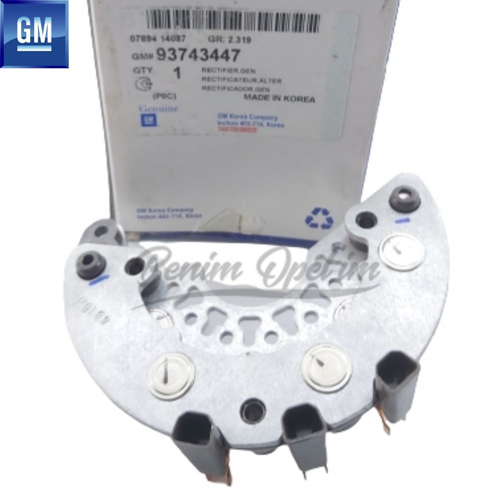 Product Code : 93743447 - Chevrolet Captiva C100, Lacetti Charging Dynamo Connector GM Original 93743447