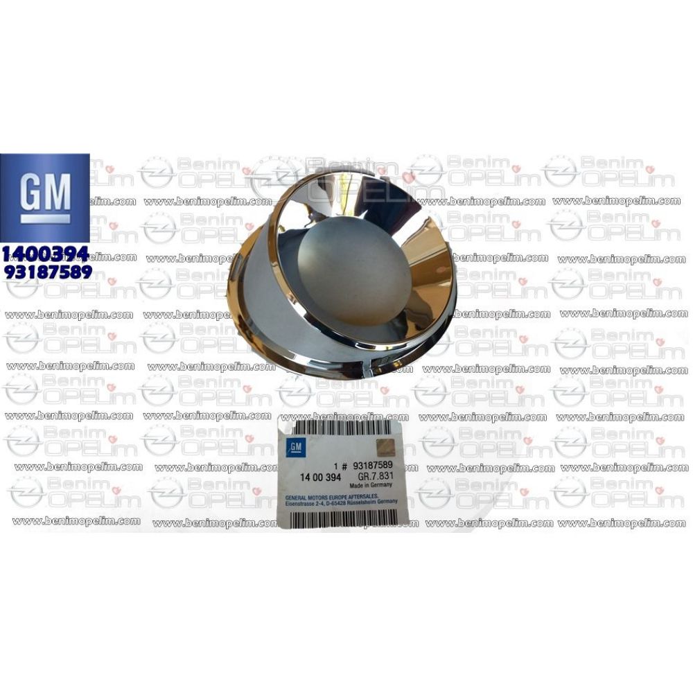 Product Code : 1400394 - Opel Meriva A, Zafira B Left Fog Frame Zaf, B Chrome GM Genuine 1400394 - 93187589