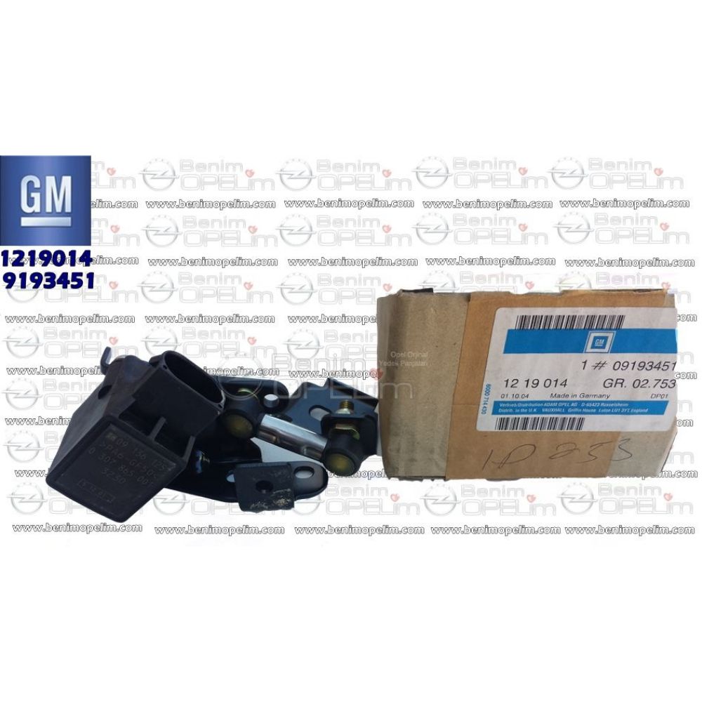 Product Code : 1219014 - Opel Vectra B Xenon Headlamp Level Sensor Front GM Original 1219014 - 9193451