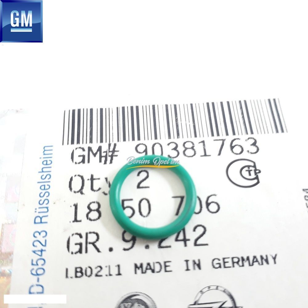 Product Code : 1850706 - Air Conditioner Oring 10.8 X 1.8mm Opel Astra F/G Zafira A Corsa B/C Tigra A GM Genuine 1850706 - 90381763