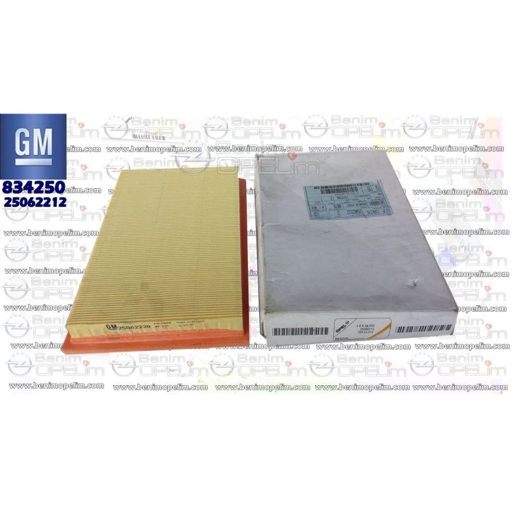 Product Code : 834250 - Air Filter GM Genuine 834250 - 25062212