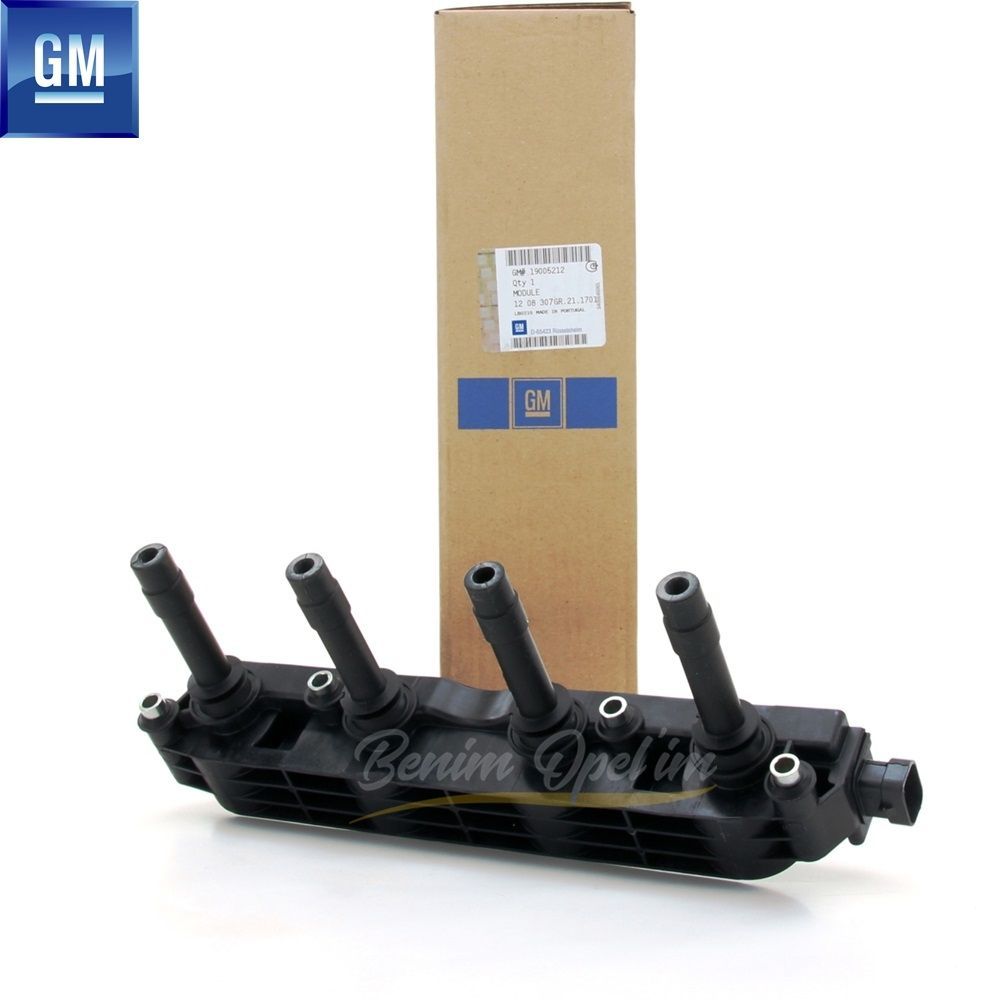 Ignition Coil 1.6 Opel Astra G, Zafira A, Corsa C, Meriva A, Vectra B, Vectra C, Zafira B GM Genuine 1208307 - 19005212