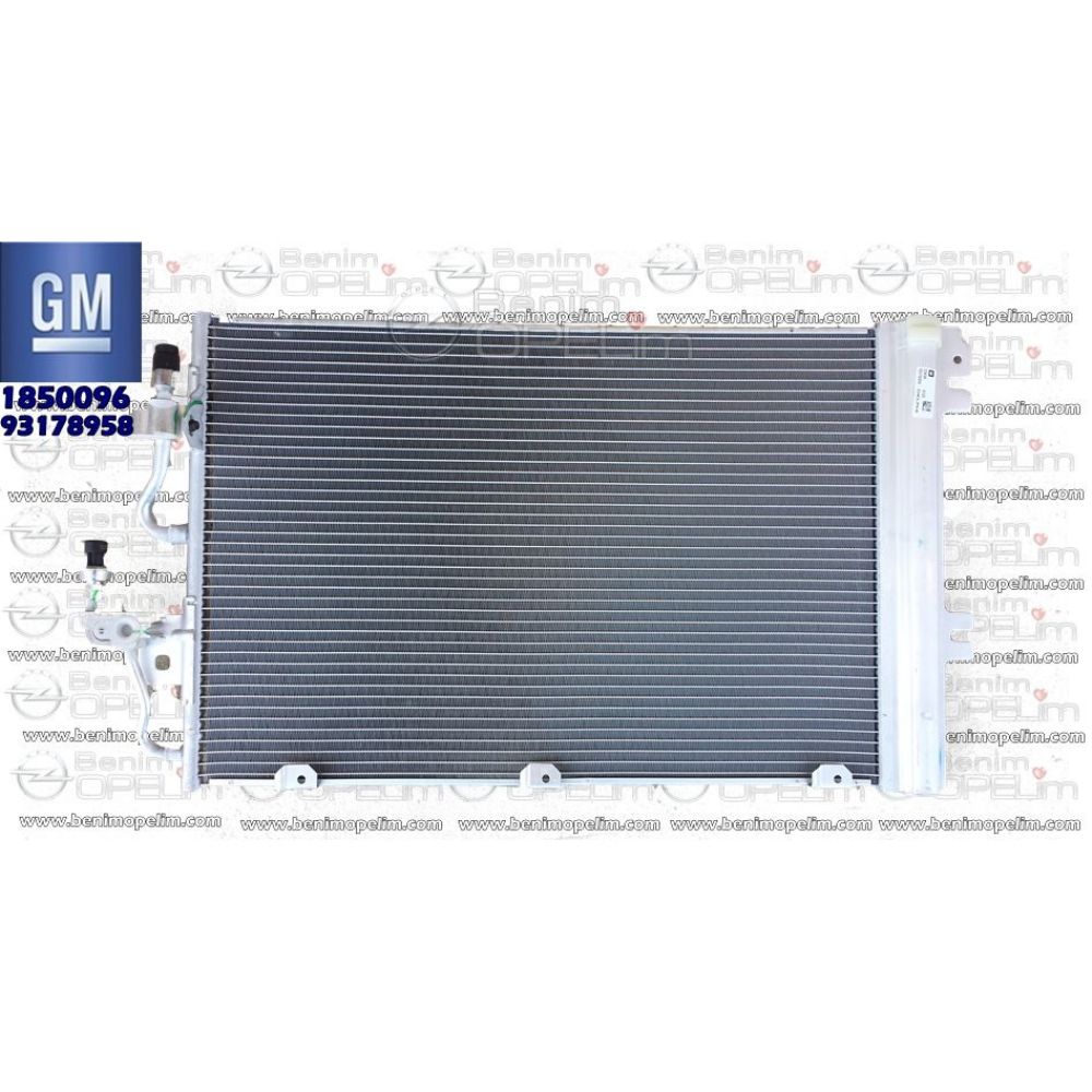 Product Code : 1850096 - Opel Astra H, Zafira B Air Conditioner Radiator GM Genuine 1850096 - 93178958