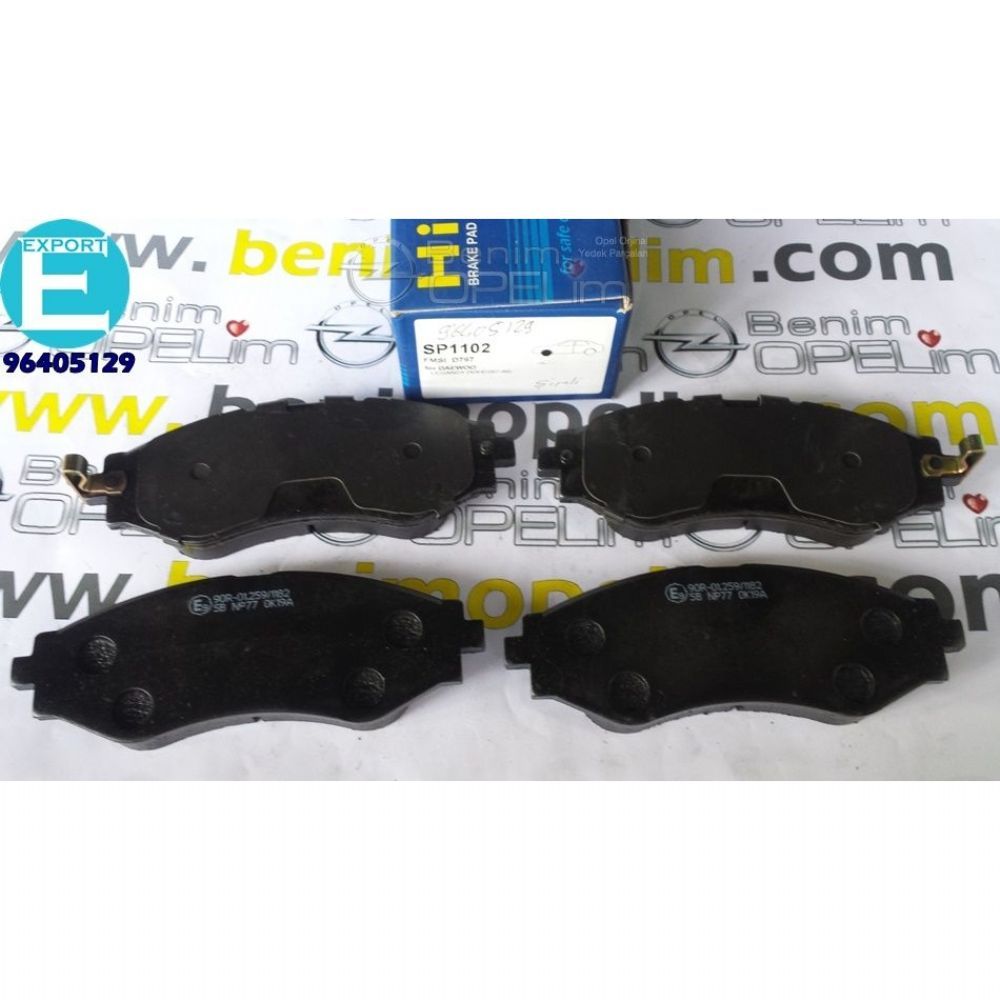 Product Code : 96405129H - Lacetti, Rezzo Front Brake Pad Lac,, Rezzo Shimmed 1st Class Quality 96405129