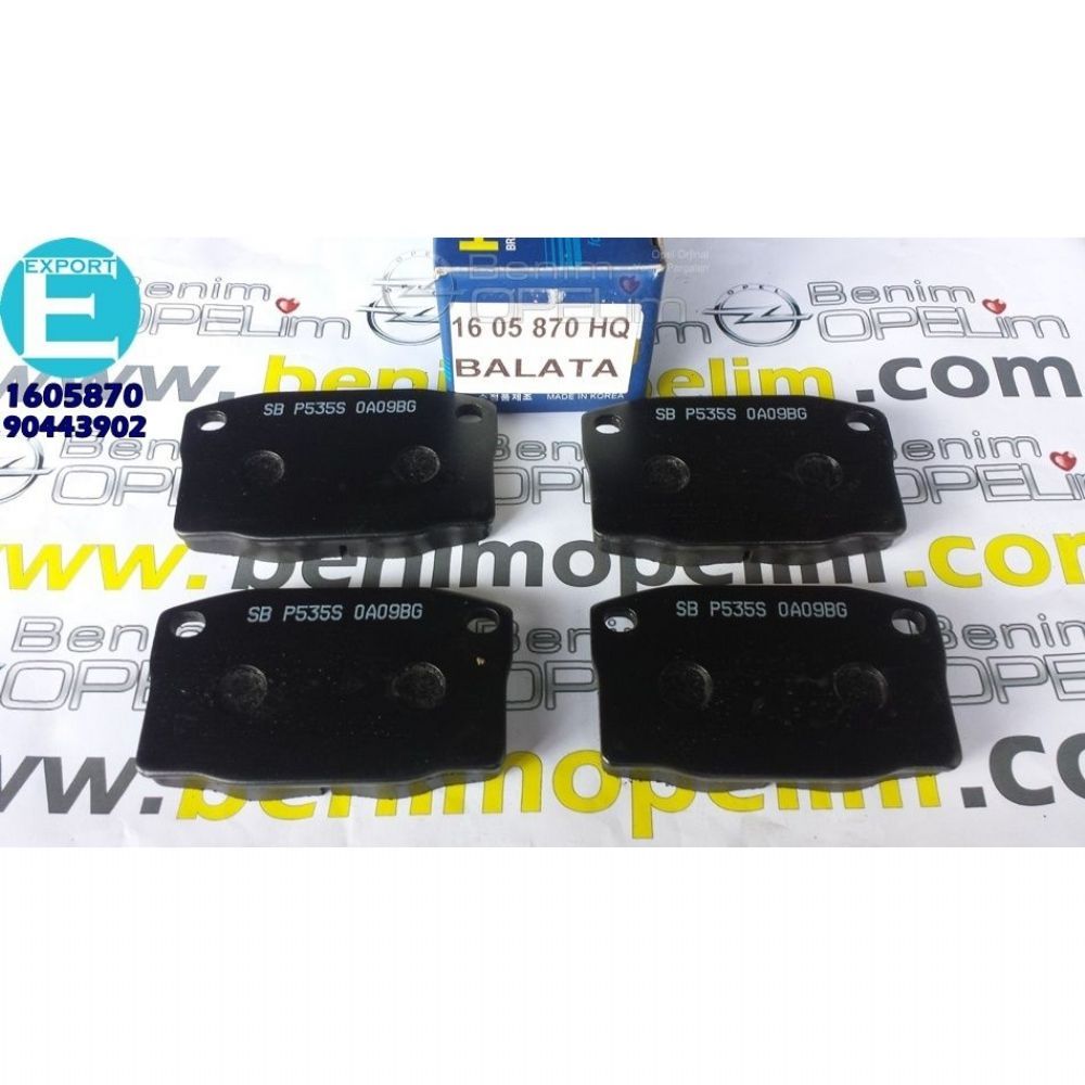 Product Code : 1605870E - Front Brake Pad 1st Class Quality 1605870