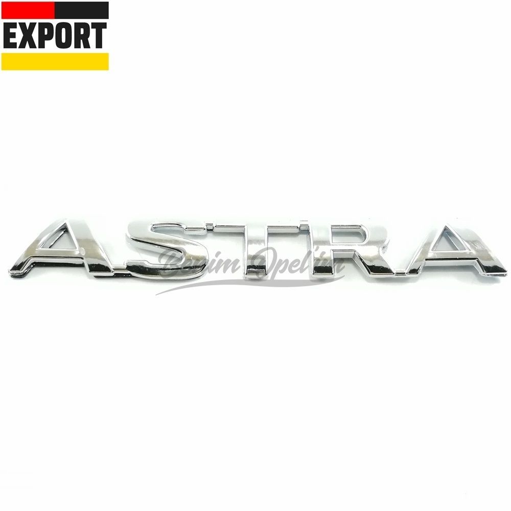 Product Code : 5177042E - Opel Astra F, Astra G Rear Boot Astra Lettering Chrome 1st Class Quality 5177042 - 90510787