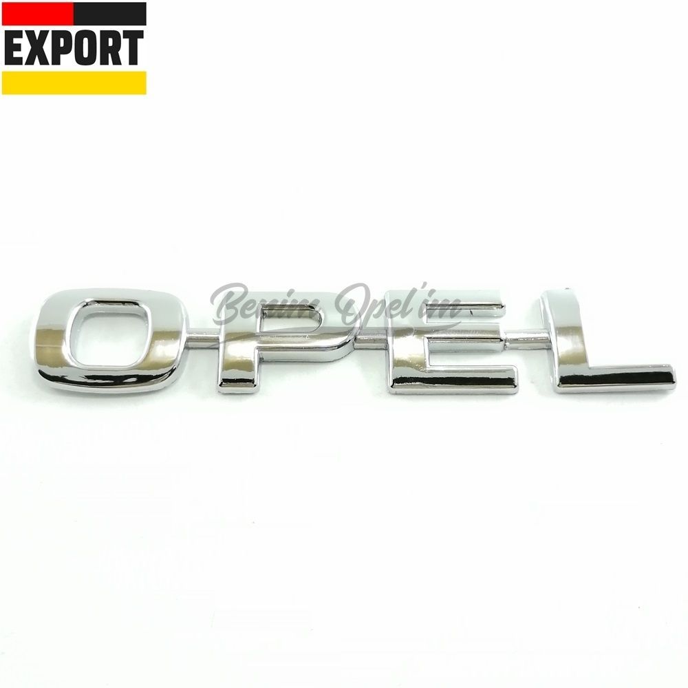 Rear Boot Opel Lettering Chrome Opel Astra F, Astra G, Zafira A, Omega B, Vectra B 1st Class Quality 5177013