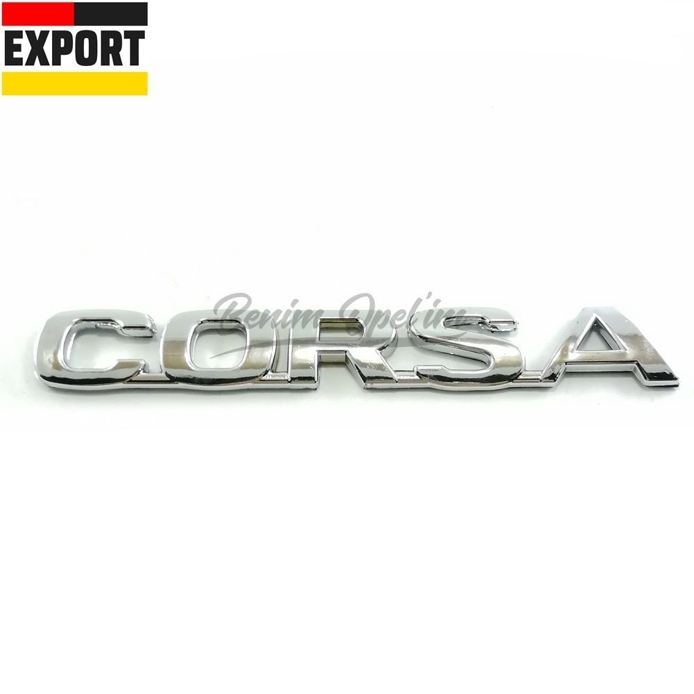 Product Code : 177102E - Opel Corsa Corsa Lettering Chrome 1st Class Quality 177102