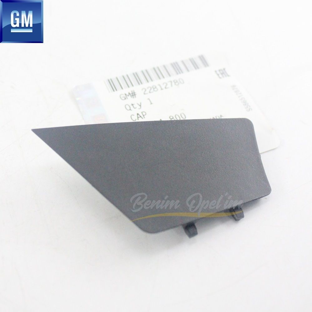 Product Code : 22812780 - Right Front Door Inner Opening Handle Screw Concealment Cover Jet Black Opel Insignia A, Meriva B, Zafira C GM Genuine 22812780 - 13270723