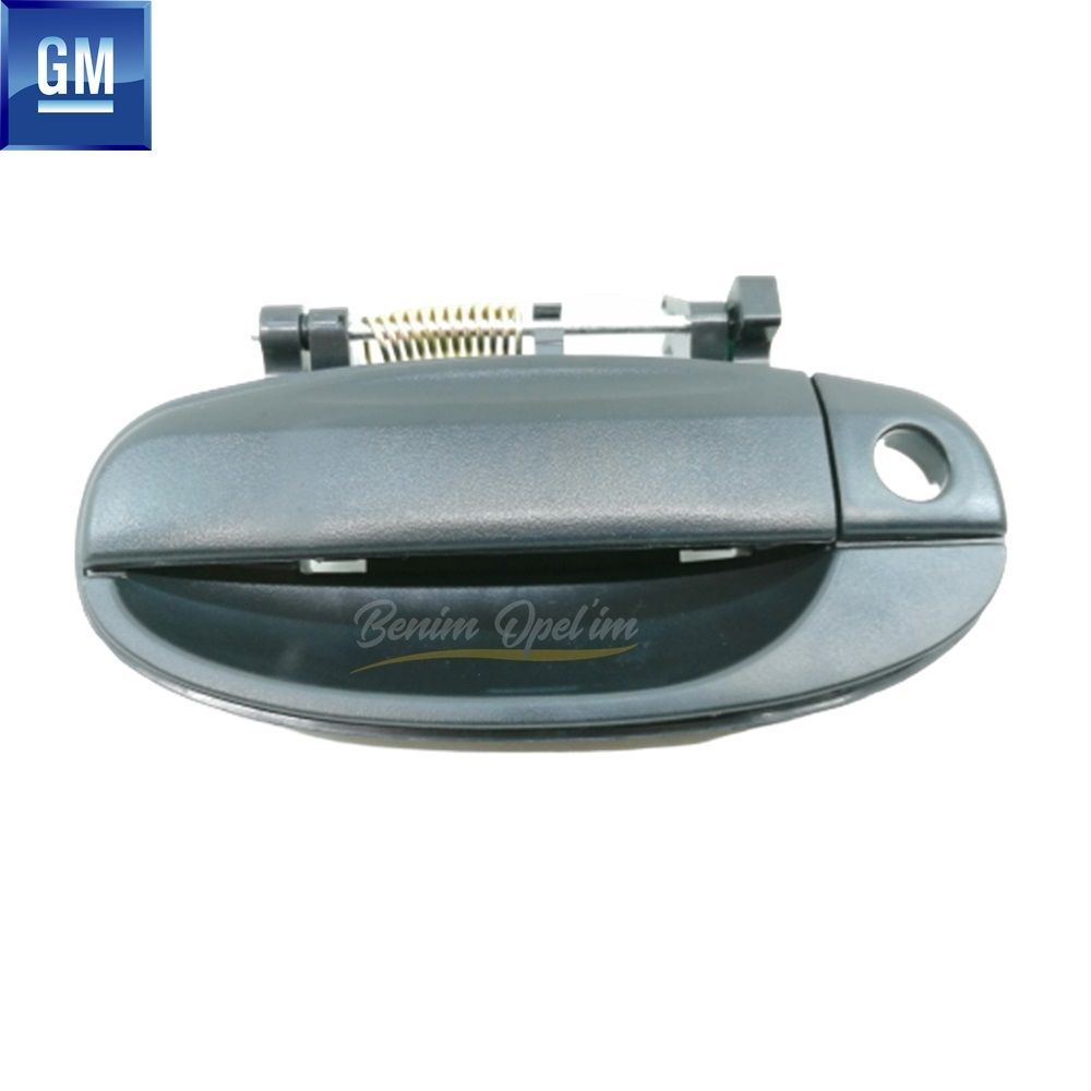 Chevrolet Aveo T200/T250, Kalos Left Front Door Exterior Opening Handle Black GM Genuine 96541631