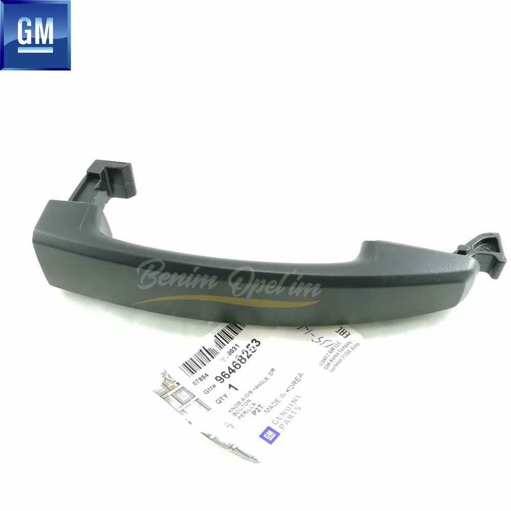 Chevrolet Aveo T250, Aveo T255 Front Door Exterior Opening Handle Smoked GM Genuine 96468253