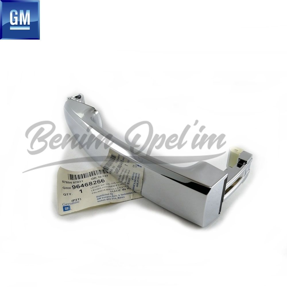 Front Rear Door Exterior Opening Handle Chrome Opel Antara, Chevrolet Captiva, Aveo GM Original 96468266 - 4809269