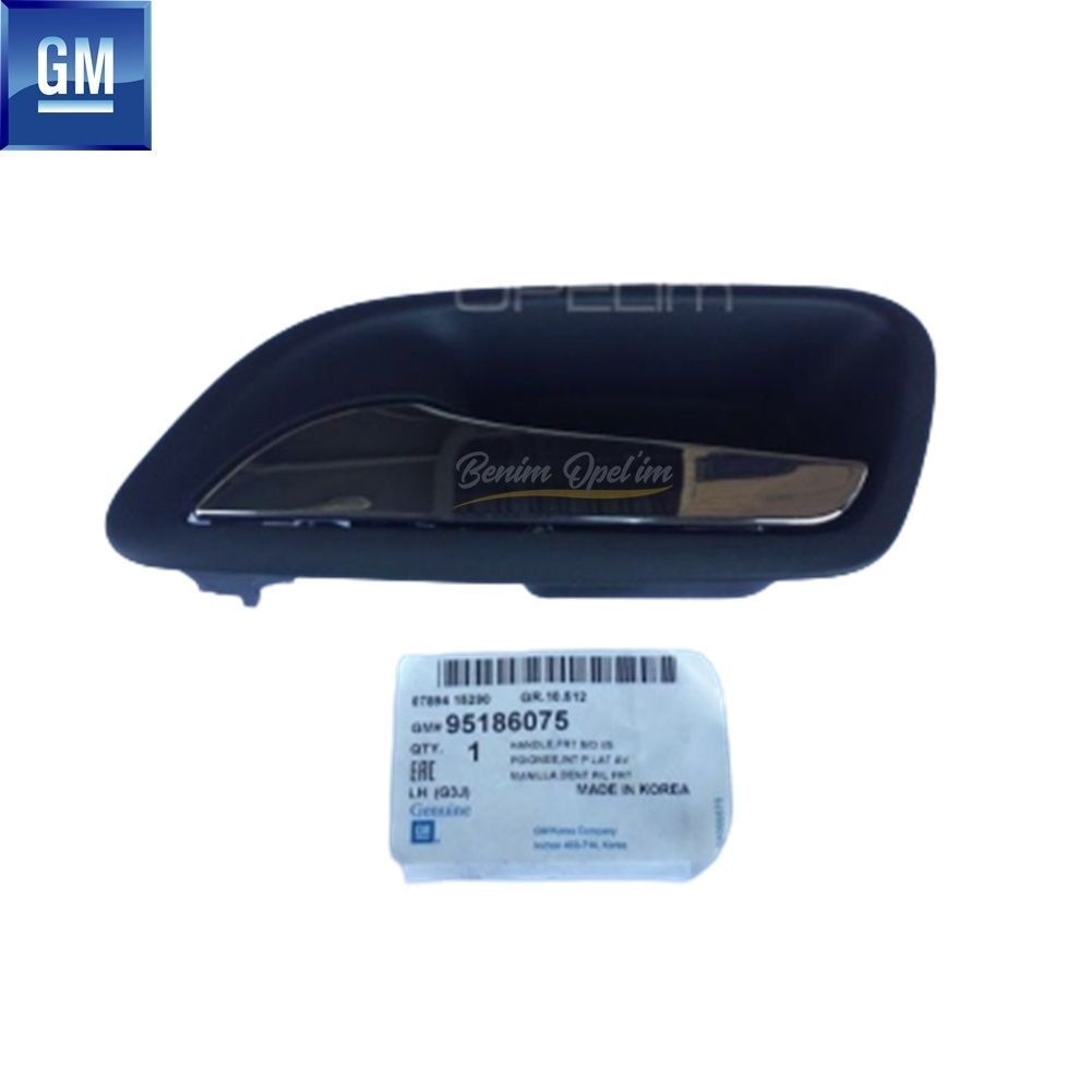 Chevrolet Cruze Left Door Inside Release Handle (Front Rear Compatible) Chrome Latch (Inside Release Handle) GM Original 95015602 - 95186075