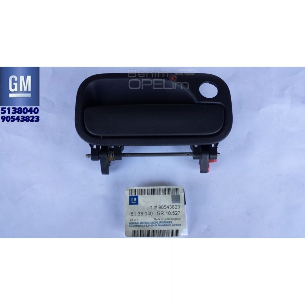 Product Code : 5138040 - Opel Astra F Front Door Handle Right Outside GM Original 5138040 - 90543823