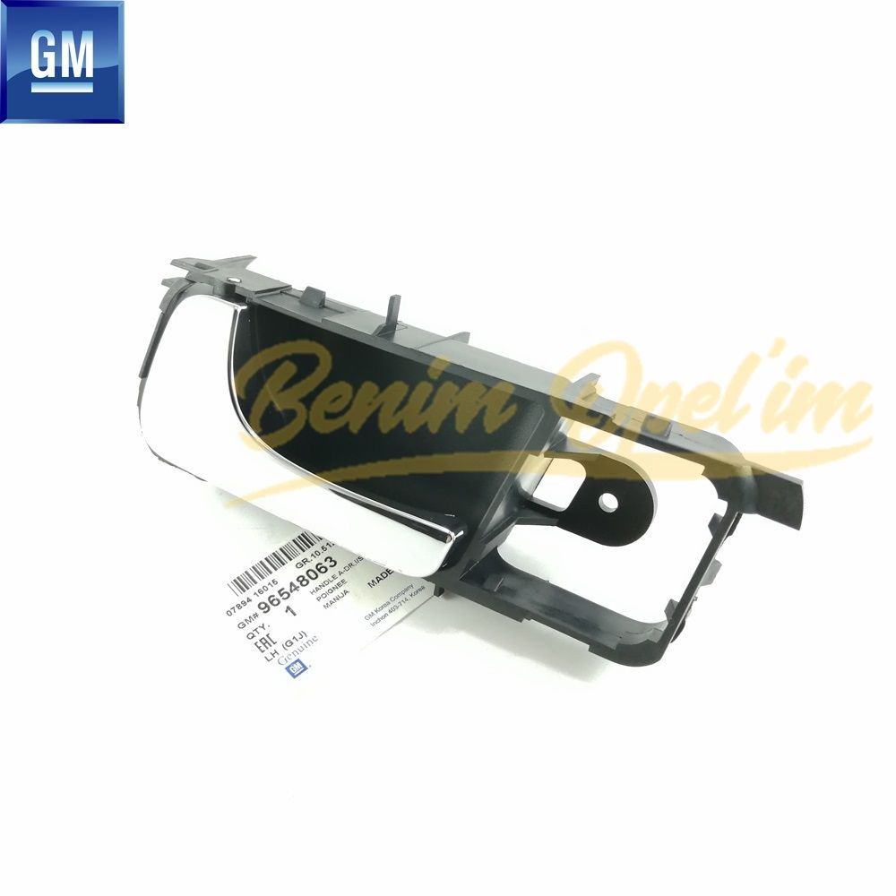 Product Code : 96548063 - Chevrolet Lacetti J200 Left Door Interior Opening Handle Chrome GM Genuine 96548063