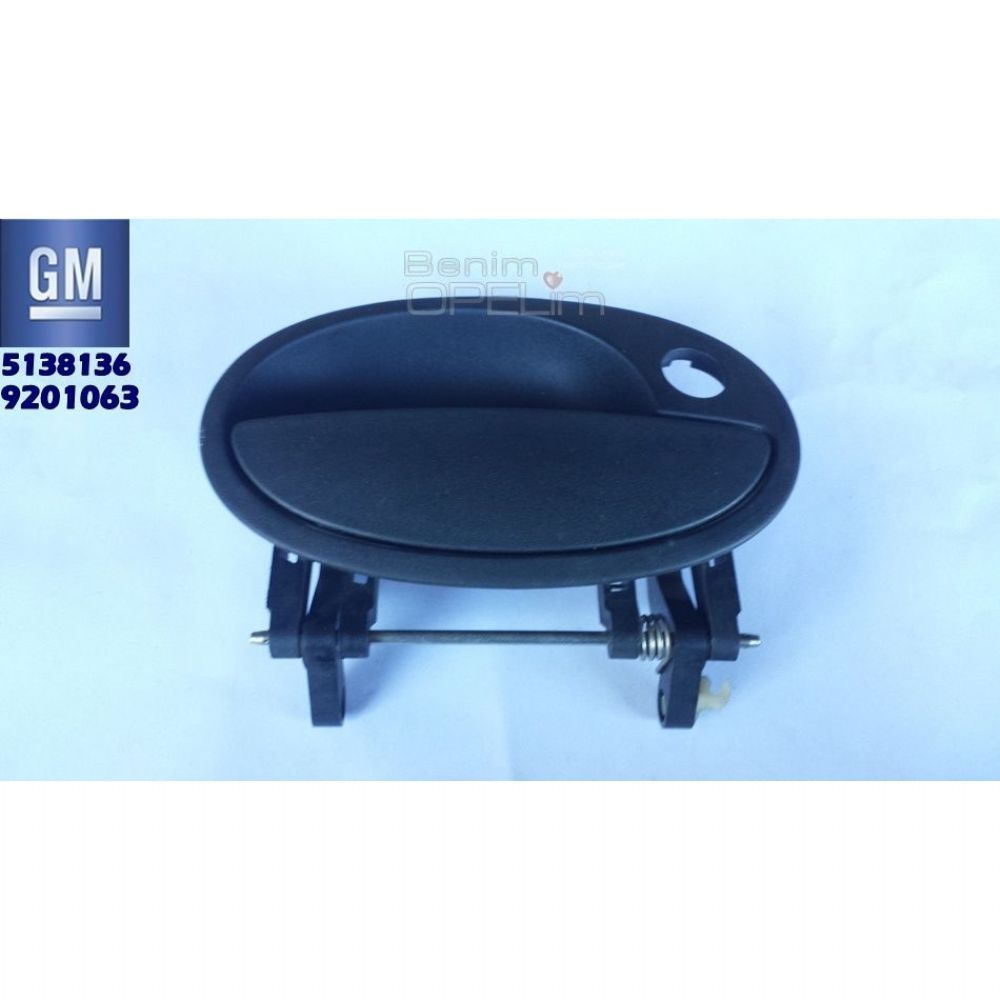 Product Code : 5138136 - Opel Corsa C, Meriva A Door Handle Front Left Smoked Cor, C/Com, C GM Original 5138136 - 9201063