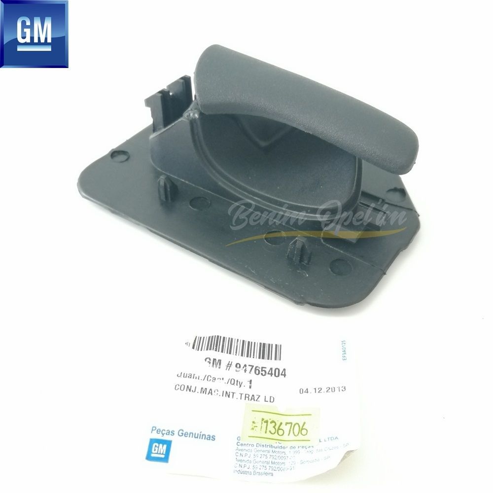 Right Front and Rear Door Interior Opening Handle Black Opel Corsa B, Combo B, Tigra A GM Genuine 136706 - 90388608