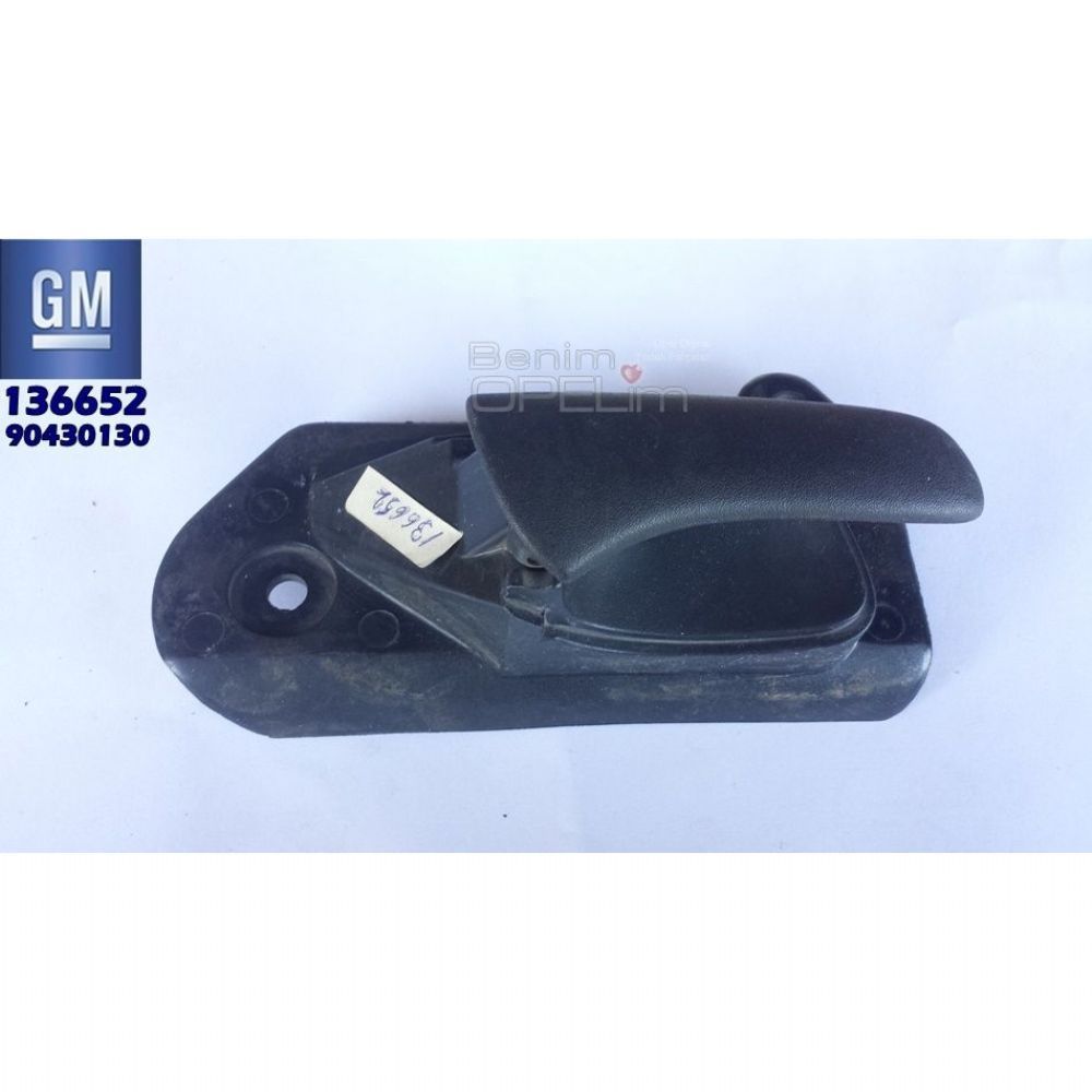 Opel Astra F Front Door Interior Opening Handle Right GM Original 136652 - 90430130