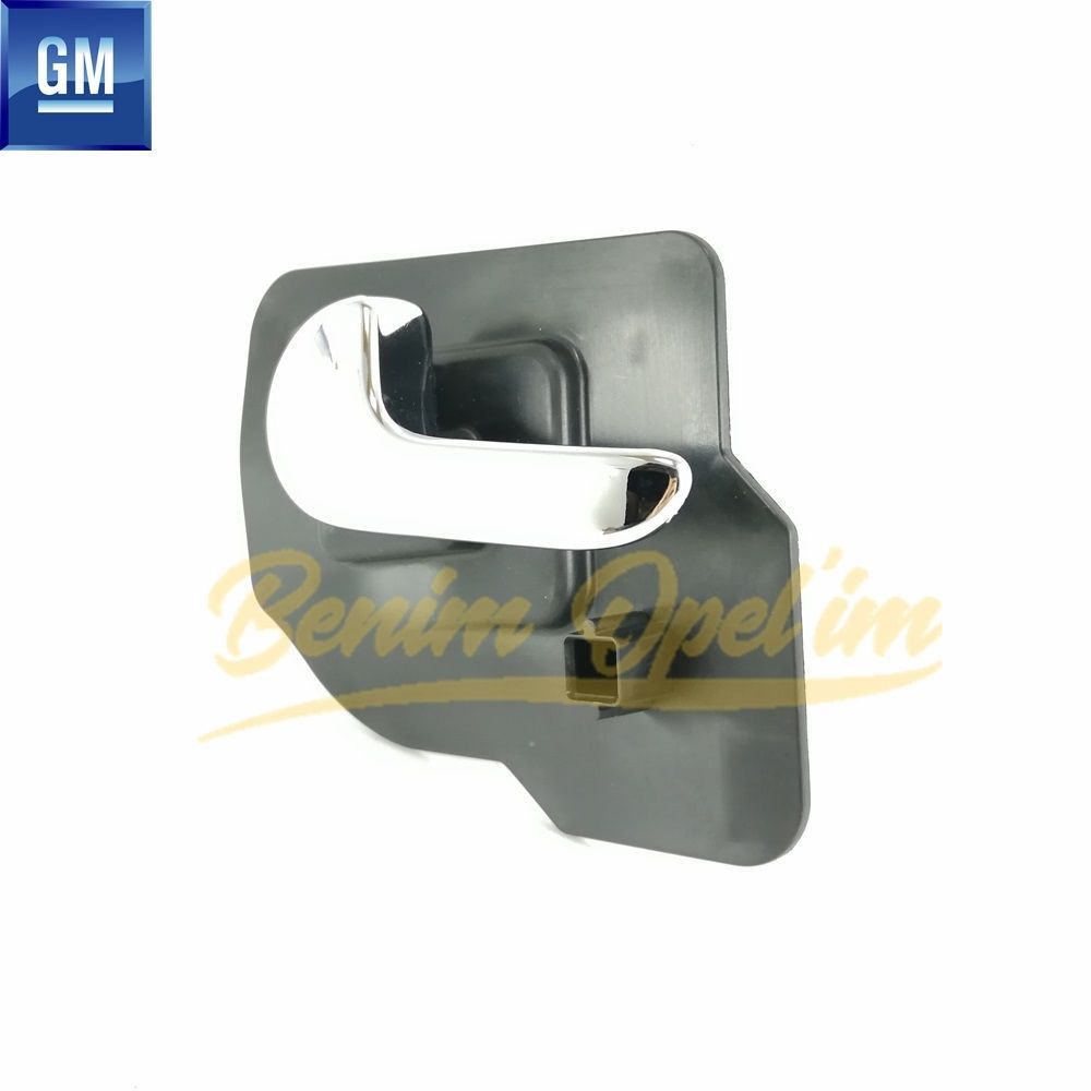 Opel Meriva A Left Front Door Inside Opening Handle Chrome Nickel Alloy GM Genuine 136021 - 13121871