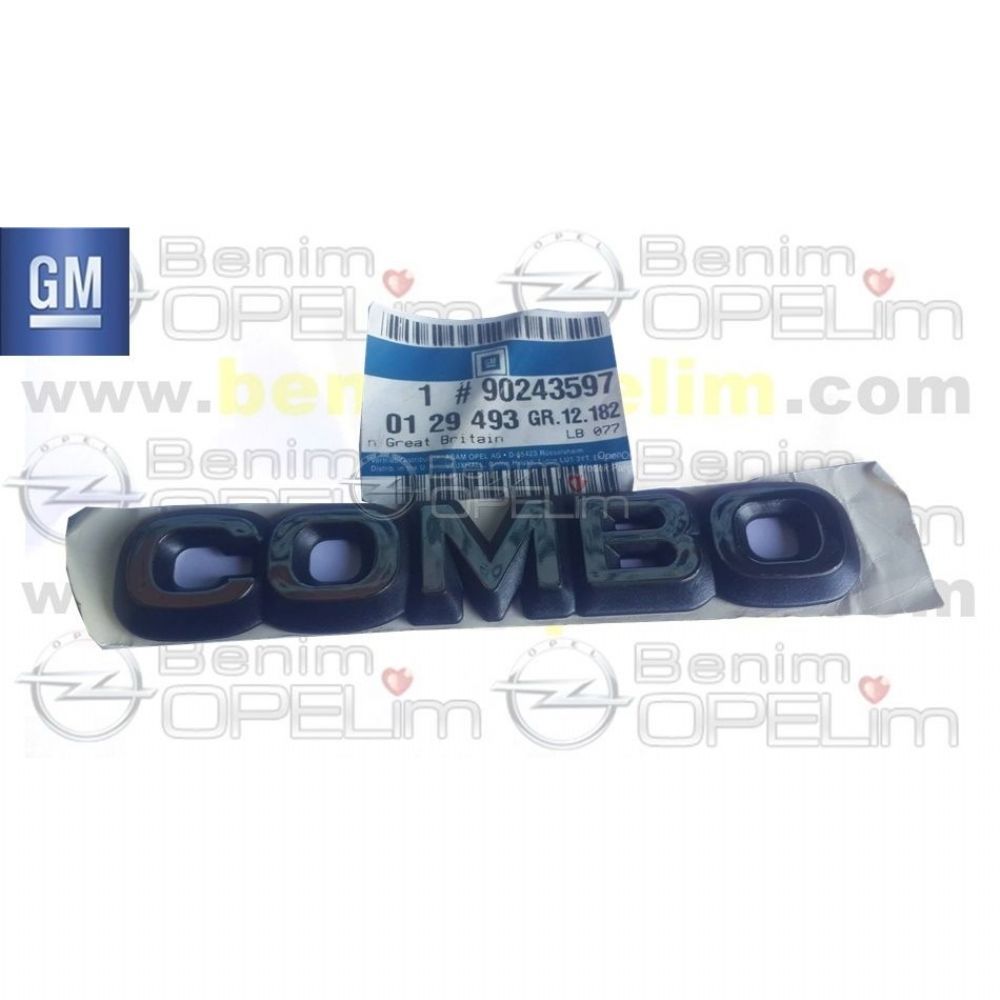 Combo Lettering GM Original 129493 - 90243597