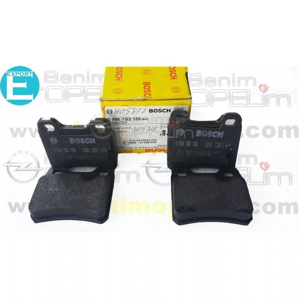 Product Code : 1605877B - Rear Disc Brake Pad 1st Class Quality 1605877