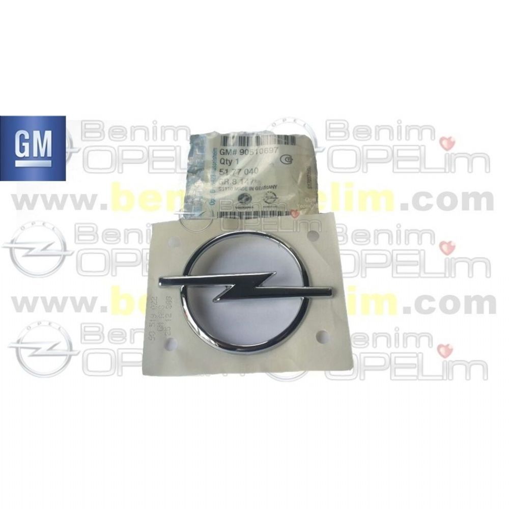 Product Code : 90310697 - Opel Astra F Rear Boot Emblem GM Original 90310697